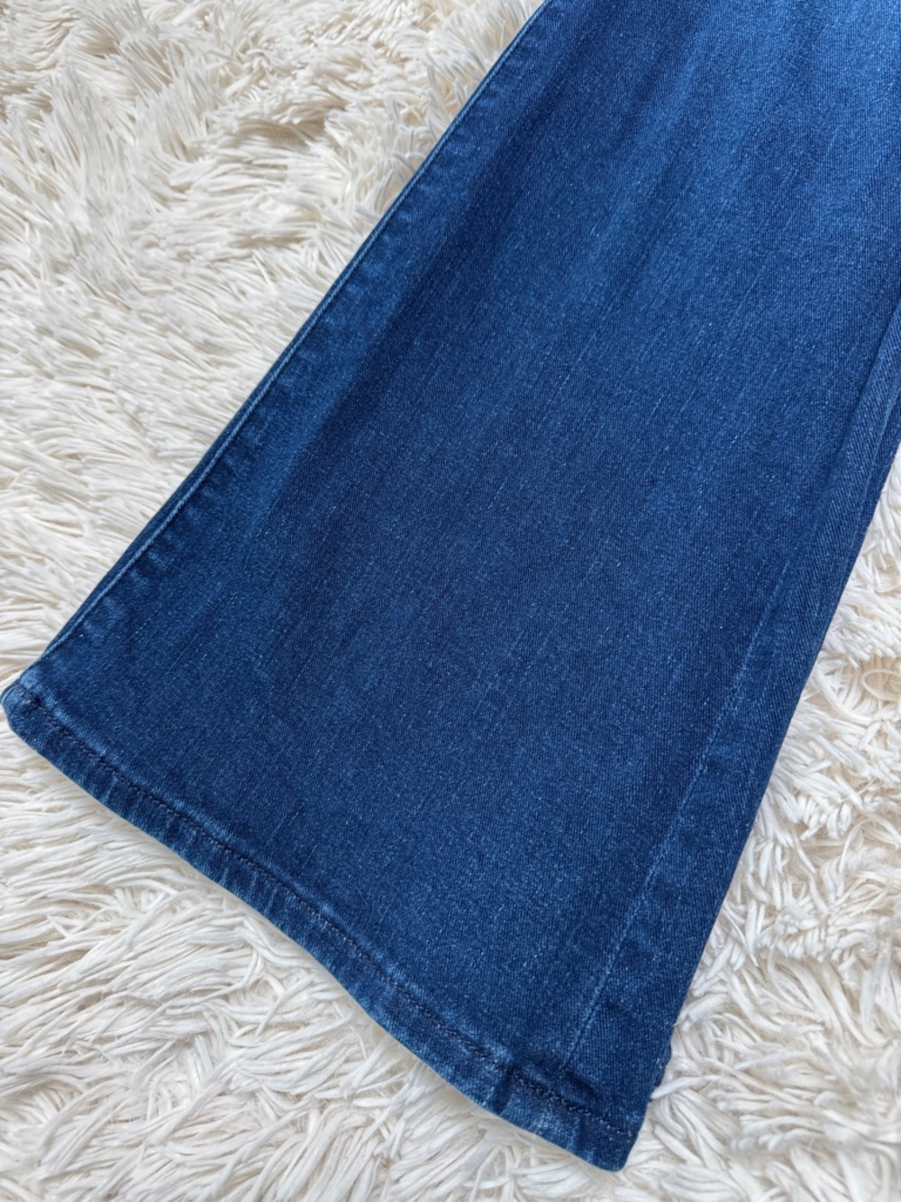 Loft Slim Flare High-Rise Jeans 💗 Indigo Blue - Picture 10 of 13